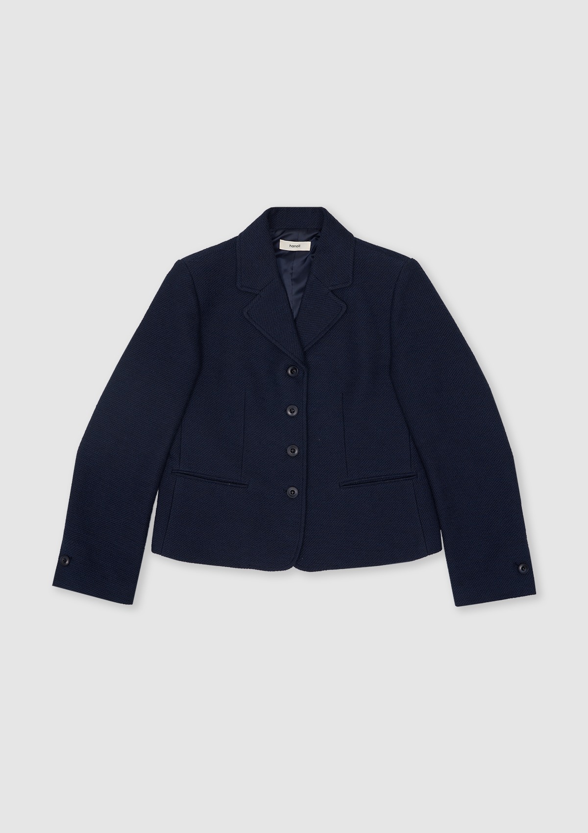 Tweed Jacket (Navy)