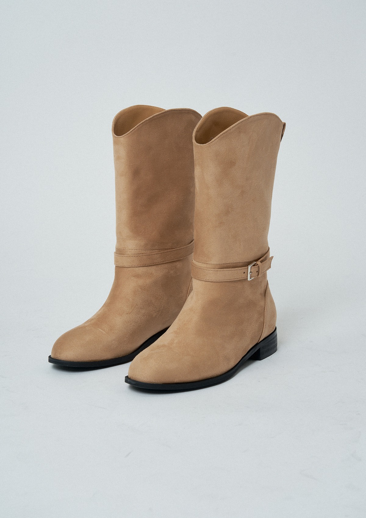 Bell boots (Black,Beige,Ivory)